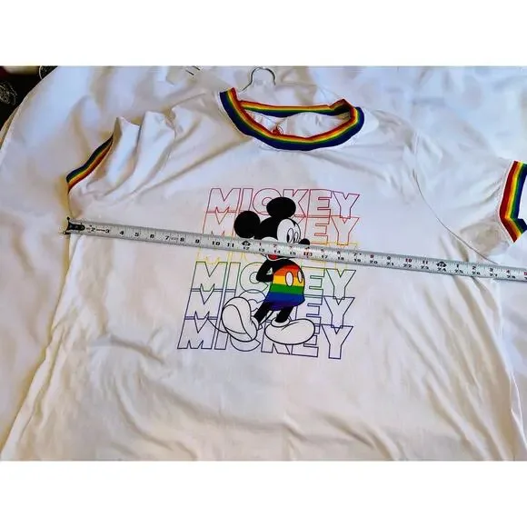 Disney Women's White Mickey Mouse Graphic Blouse - Picture 11 of 11